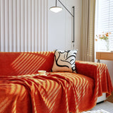 Sofa Throw – Soft Knit – Terracotta