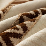 Sofa Throw – Striped – Caramel