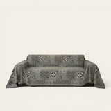 Sofa Throw – Tile Jacquard – Charcoal