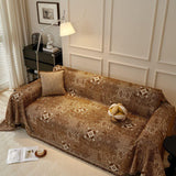 Sofa Throw – Tile Jacquard – Espresso
