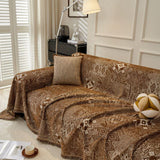 Sofa Throw – Tile Jacquard – Espresso