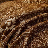 Sofa Throw – Tile Jacquard – Espresso