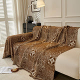 Sofa Throw – Tile Jacquard – Espresso