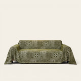 Sofa Throw – Tile Jacquard – Forest