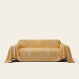 Sofa Throw – Tile Jacquard – Honey