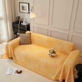 Sofa Throw – Tile Jacquard – Honey