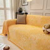 Sofa Throw – Tile Jacquard – Honey