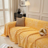 Sofa Throw – Tile Jacquard – Honey