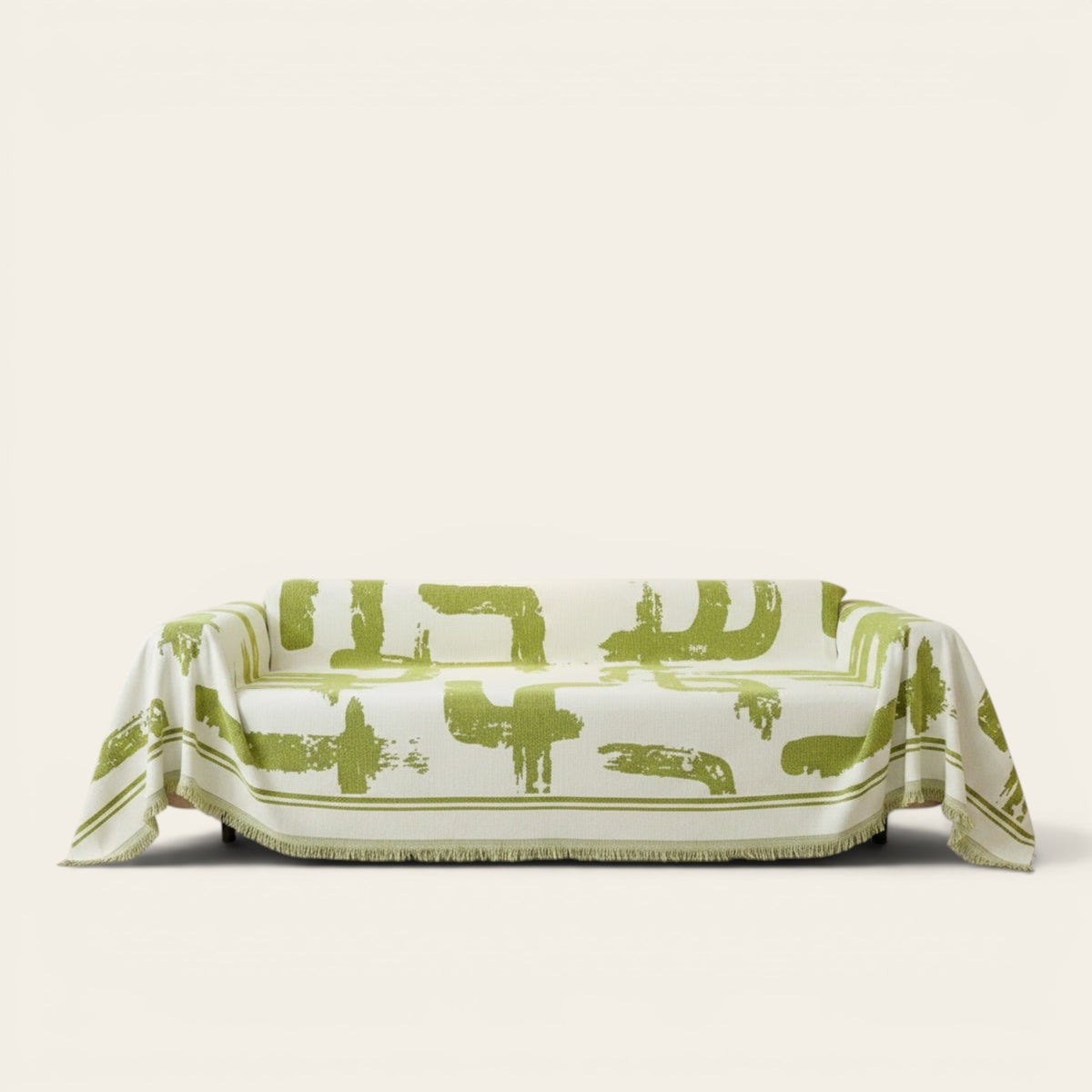 Sofa Throw – Tree Silhouette – Sage Mist