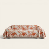 Sofa Throw – Tree Silhouette – Terracotta