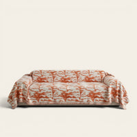 Sofa Throw – Tree Silhouette – Terracotta