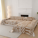 Sofa Throw – Tribal Print – Caramel