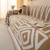 Sofa Throw – Tribal Print – Caramel