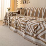 Sofa Throw – Tribal Print – Caramel