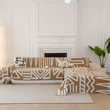 Sofa Throw – Tribal Print – Caramel