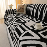 Sofa Throw – Tribal Print – Ink Black