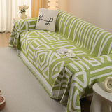 Sofa Throw – Tribal Print – Sage Mist