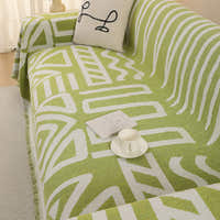 Sofa Throw – Tribal Print – Sage Mist