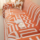 Sofa Throw – Tribal Print – Terracotta
