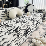 Sofa Throw – Tropical Palm – Ink Black