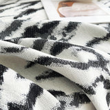 Sofa Throw – Tropical Palm – Ink Black