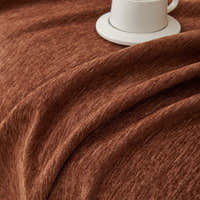 Sofa Throw – Velvet – Auburn Brown
