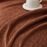 Sofa Throw – Velvet – Auburn Brown