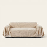 Sofa Throw – Velvet – Bouclé Sand