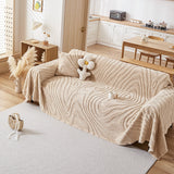 Sofa Throw – Velvet – Bouclé Sand