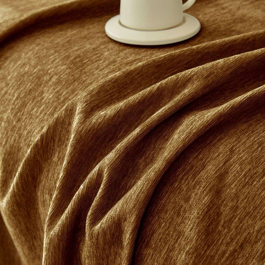 Sofa Throw – Velvet – Caramel