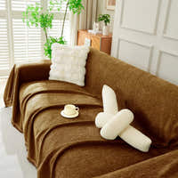 Sofa Throw – Velvet – Caramel