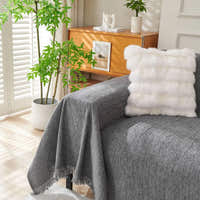 Sofa Throw – Velvet – Charcoal
