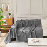 Sofa Throw – Velvet – Charcoal