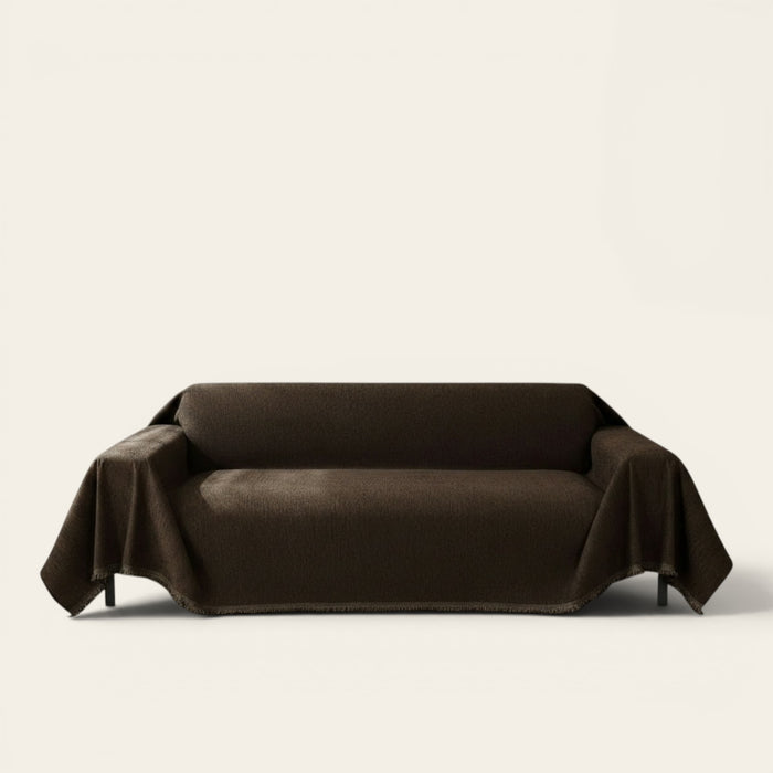 Sofa Throw – Velvet – Espresso