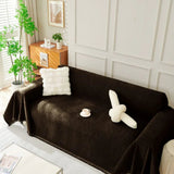 Sofa Throw – Velvet – Espresso