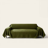 Sofa Throw – Velvet – Forest