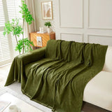 Sofa Throw – Velvet – Forest