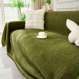Sofa Throw – Velvet – Forest