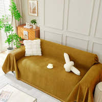Sofa Throw – Velvet – Honey
