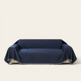 Sofa Throw – Velvet – Midnight Navy