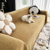 Sofa Throw – Velvet Plush – Caramel