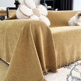 Sofa Throw – Velvet Plush – Caramel