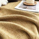 Sofa Throw – Velvet Plush – Caramel