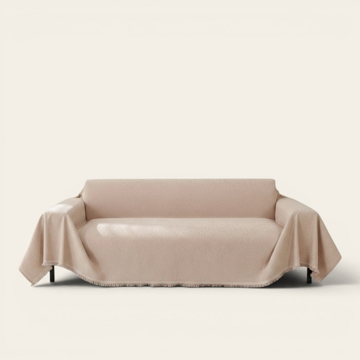 Sofa Throw – Velvet – Soft Blush
