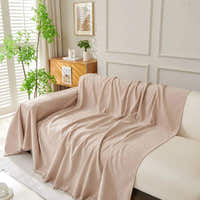 Sofa Throw – Velvet – Soft Blush