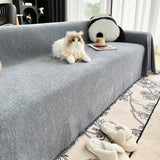 Sofa Throw – Velvet – Stormy Blue