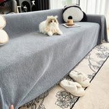 Sofa Throw – Velvet – Stormy Blue