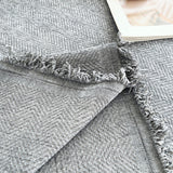 Sofa Throw – Velvet – Stormy Blue