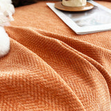 Sofa Throw – Velvet – Terracotta