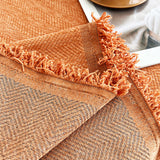 Sofa Throw – Velvet – Terracotta